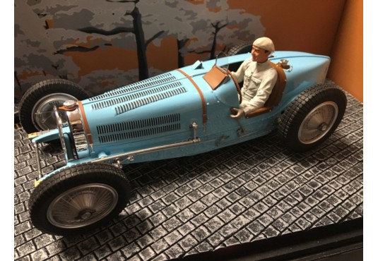 1/18 BUGATTI Type 59 Châssis 59124 + Pilote Gentleman Driver 1934