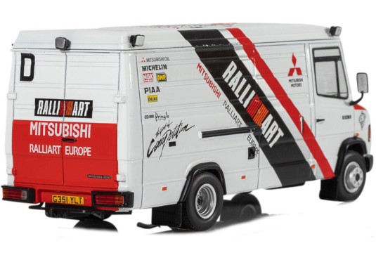 1/43 MERCEDES 814 D "Mitsubishi Motors" Ralliart Europe 1990