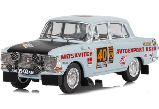 1/43 MOSKVITCH 412 N°40 Rallye London Mexico 1970