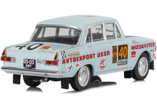 1/43 MOSKVITCH 412 N°40 Rallye London Mexico 1970