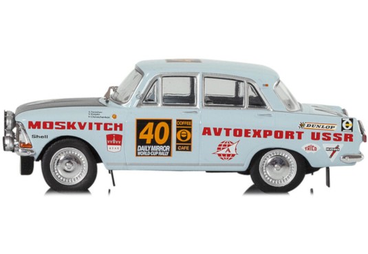 1/43 MOSKVITCH 412 N°40 Rallye London Mexico 1970