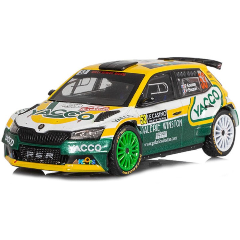 1/43 SKODA Fabia Rally 2 EVO N°53 Monte Carlo 2021