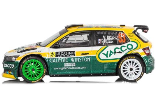 1/43 SKODA Fabia Rally 2 EVO N°53 Monte Carlo 2021