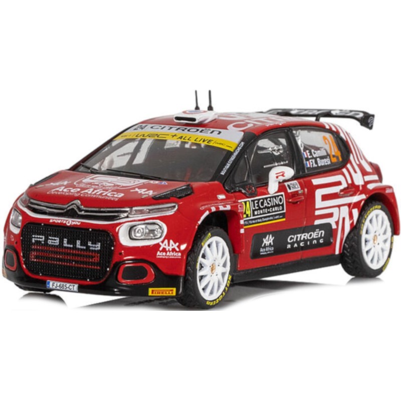 1/43 CITROEN C3 Rally 2 N°24 Monte Carlo 2021