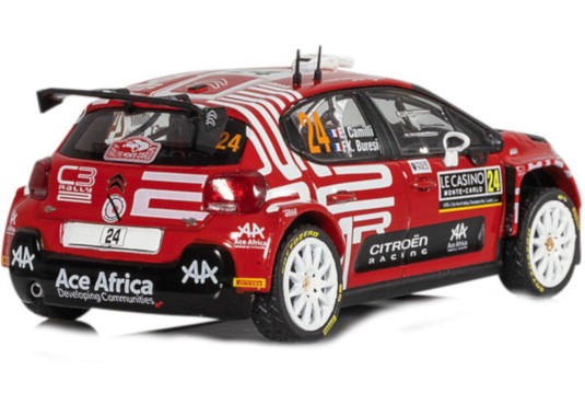 1/43 CITROEN C3 Rally 2 N°24 Monte Carlo 2021