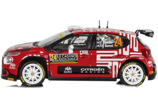 1/43 CITROEN C3 Rally 2 N°24 Monte Carlo 2021