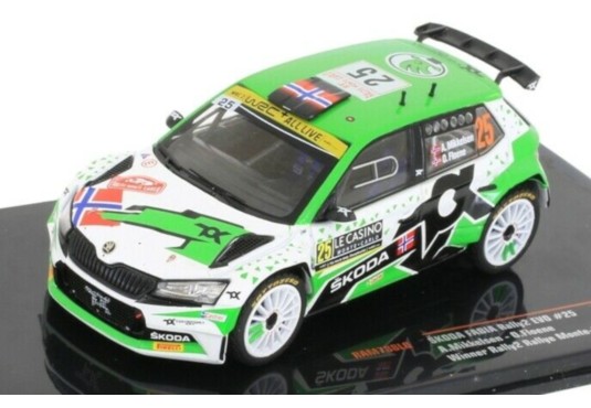 1/43 SKODA Fabia Rally2 EVO N°25 Monte Carlo 2021