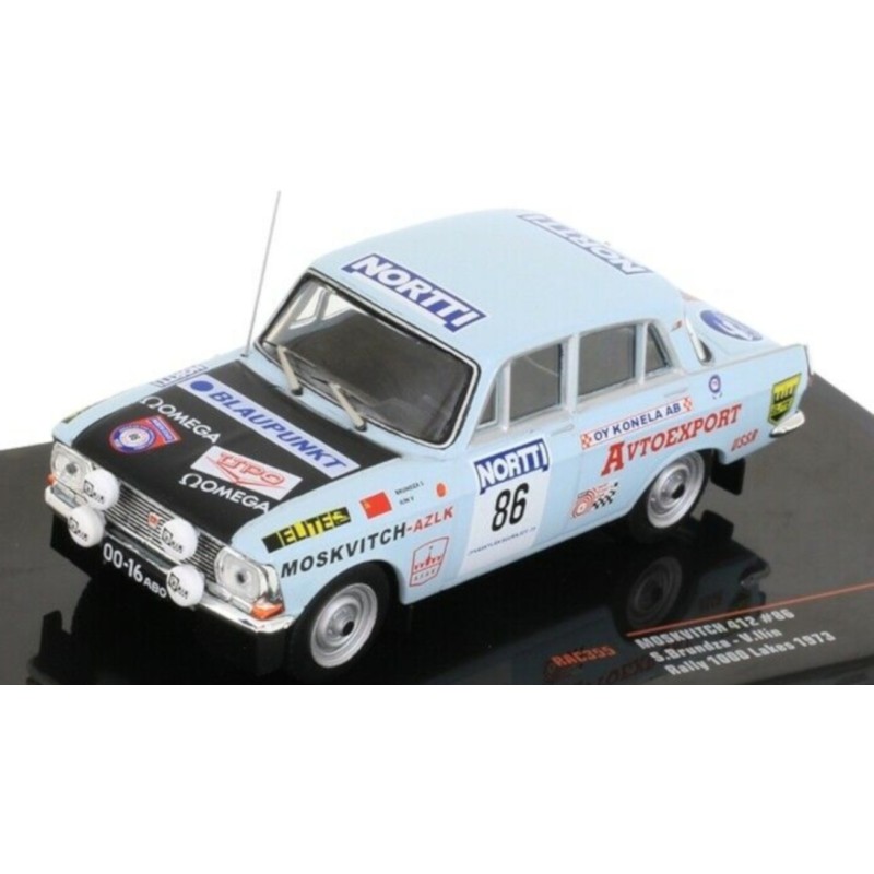 1/43 MOSKVITCH 412 N°86 Rallye 1000 Lakes 1973