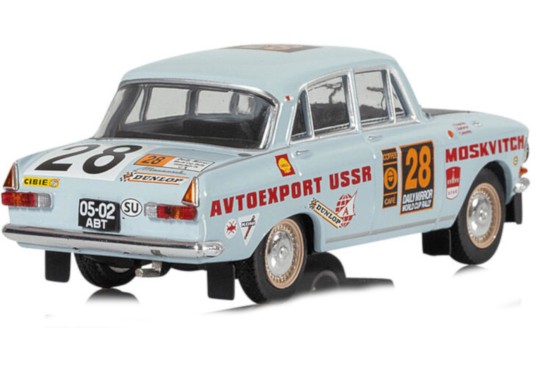 1/43 MOSKVITCH 412 N°28 Rallye London Mexico 1970