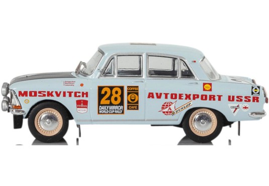 1/43 MOSKVITCH 412 N°28 Rallye London Mexico 1970