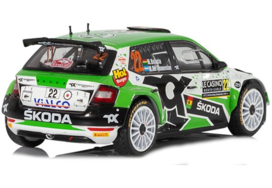 1/43 SKODA Fabia Rally2 EVO N°22 Monte Carlo 2021