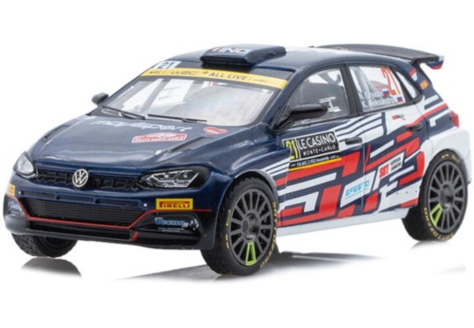 1/43 VOLKSWAGEN Polo GTI R5 N°21 Rallye Monte Carlo 2021