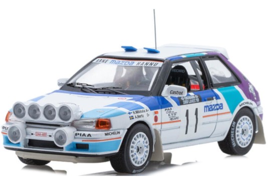 1/43 MAZDA 323 GT-X N°11 Rallye 1000 Lakes 1990