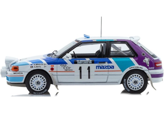 1/43 MAZDA 323 GT-X N°11 Rallye 1000 Lakes 1990