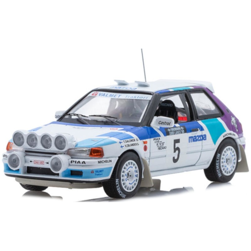 1/43 MAZDA 323 GT-X N°5 Rallye 1000 Lakes 1990