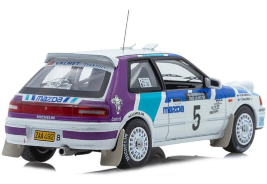 1/43 MAZDA 323 GT-X N°5 Rallye 1000 Lakes 1990