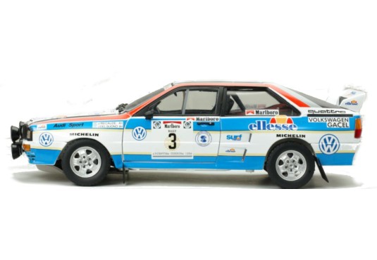 1/18 AUDI Quattro A2 N°3 Rallye Argentine YPF 1984