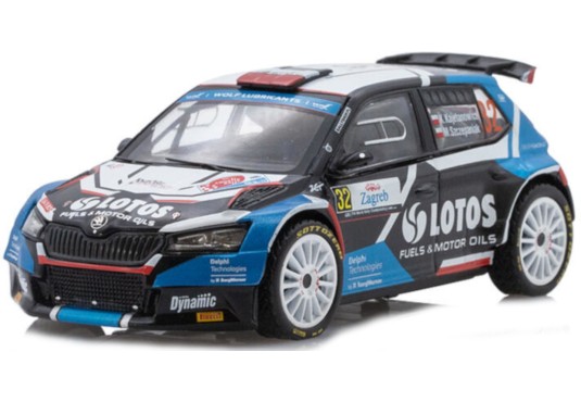 1/43 SKODA Fabia Rallye2 EVO N°32 Rallye Croatie 2021