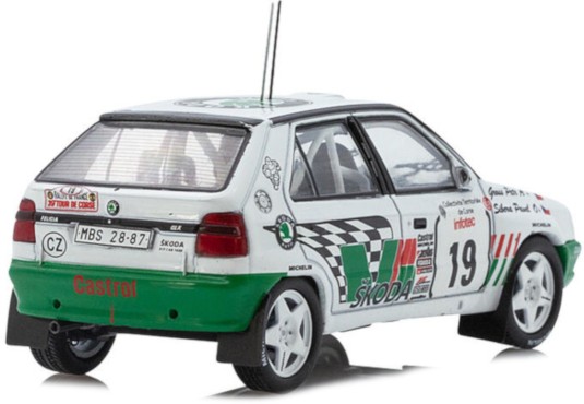 1/43 SKODA Felicia Kit Car N°19 Tour de Corse 1995