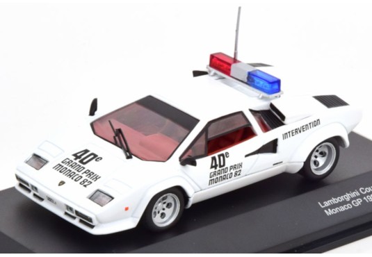 1/43 LAMBORGHINI Countach Pace Car GP Monaco 1982