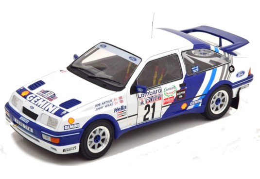 1/18 FORD Sierra RS Cosworth N°21 Rallye RAC Lombard 1989