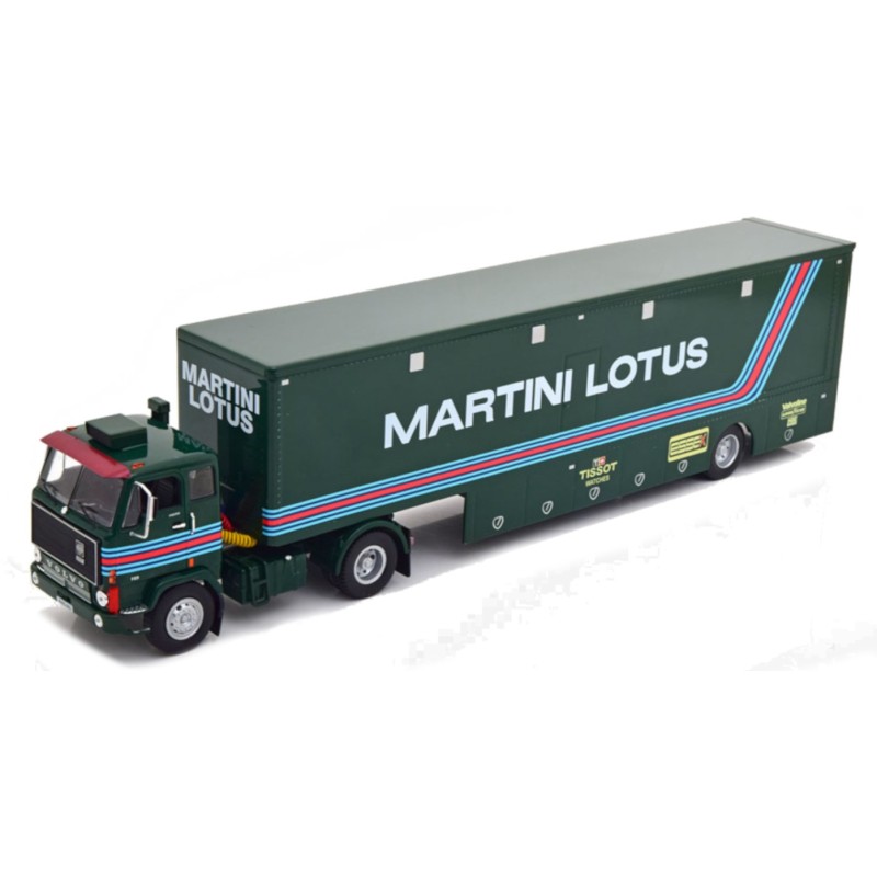 1/43 VOLVO F88 Martini Lotus Racing Transporteur