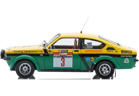 1/43 OPEL Kadett GT/E N°3 Rallye DELL'ISOLA ELBA 1977