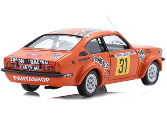 1/43 OPEL Kadett GT/E N°31 Monte Carlo 1978