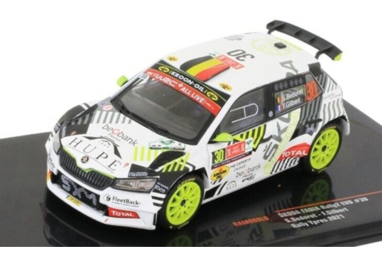 1/43 SKODA Fabia Rally2 Evo N°30 Rallye Ypres 2021