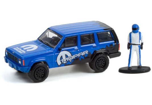 1/64 JEEP Cherokee MOPAR 2001 + Pilote