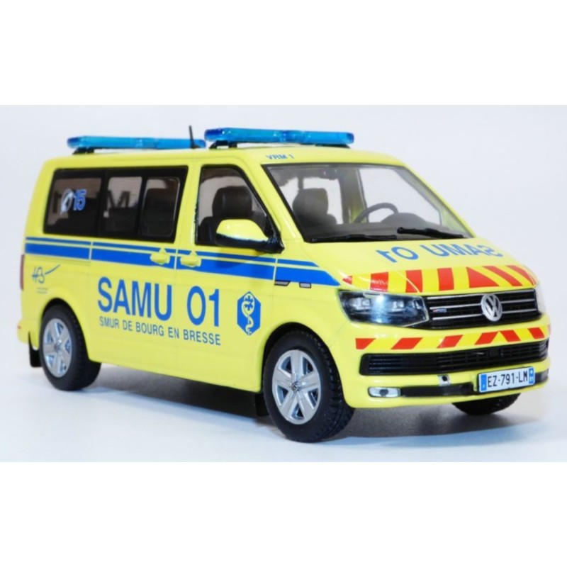 1/43 VOLKSWAGEN T6 SAMU 01 Bourg en Bresse SMUR