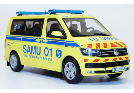 1/43 VOLKSWAGEN T6 SAMU 01 Bourg en Bresse SMUR