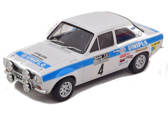 1/18 FORD Escort MKI RS 1600 N°4 Rallye RAC 1972