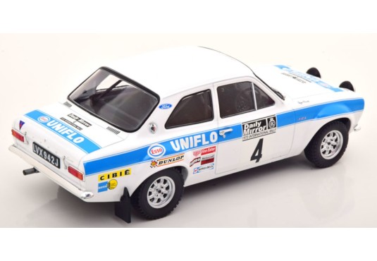 1/18 FORD Escort MKI RS 1600 N°4 Rallye RAC 1972