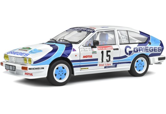 1/18 ALFA ROMEO GTV6 N°15 Rallye Des Garrigues 1986