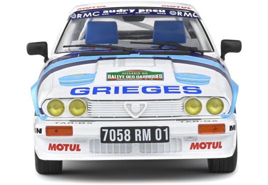 1/18 ALFA ROMEO GTV6 N°15 Rallye Des Garrigues 1986