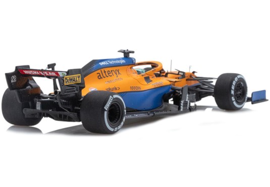 1/43 Mc LAREN MCL35M N°3 GP Italie 2021 + Pit Board