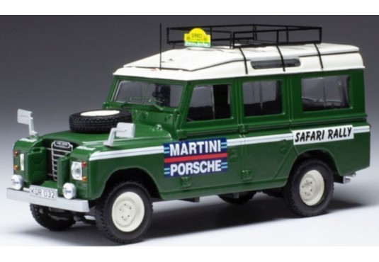 1/43 LAND ROVER Série III Safari Rally Martini Porsche Assistance 1978