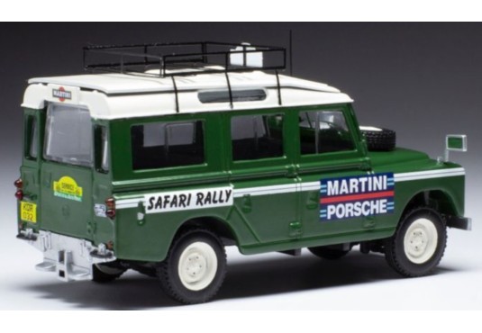 1/43 LAND ROVER Série III Safari Rally Martini Porsche Assistance 1978