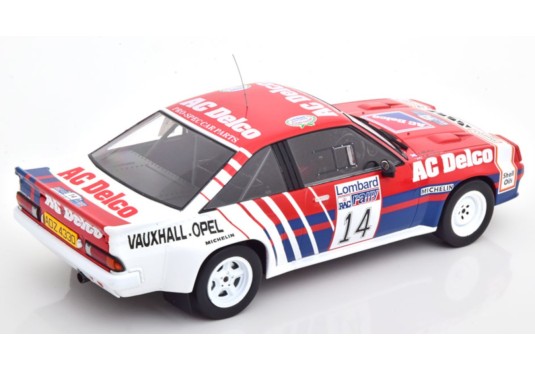 1/18 OPEL MANTA 400 N°14 Rallye RAC 1985