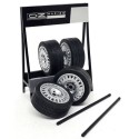 1/18 RACK Pneus OZ Racing  + 4 Pneus avec jantes