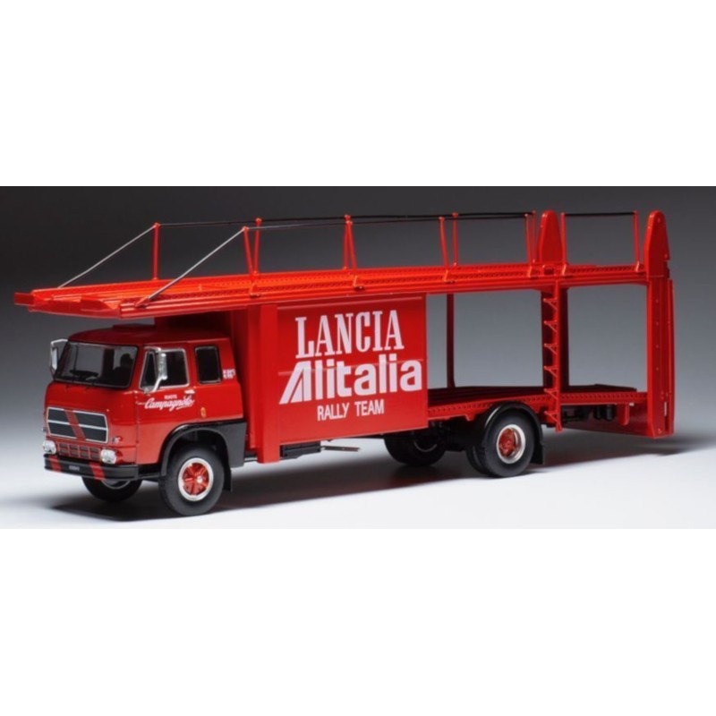 1/43 FIAT 673 Transporteur LANCIA Alitalia Rally Team 1976