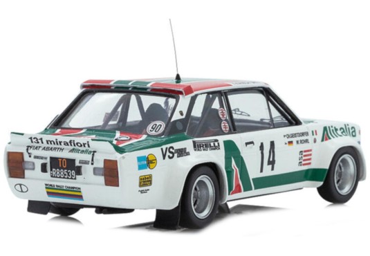 1/43 FIAT 131 Abarth N°14 Monte Carlo 1979