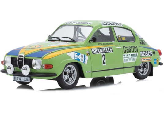 1/18 SAAB 96 V4 N°2 Rallye Suède 1976