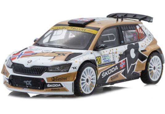 1/43 SKODA Fabia Rally2 Evo N°20 Rallye Monza 2021