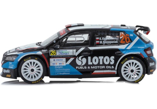 1/43 SKODA Fabia Rally2 Evo N°26 Rallye Monza 2021