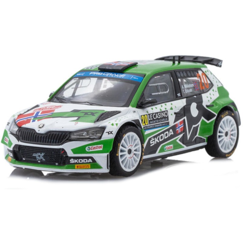 1/43 SKODA Fabia Rally2 Evo N°20 Monte Carlo 2022