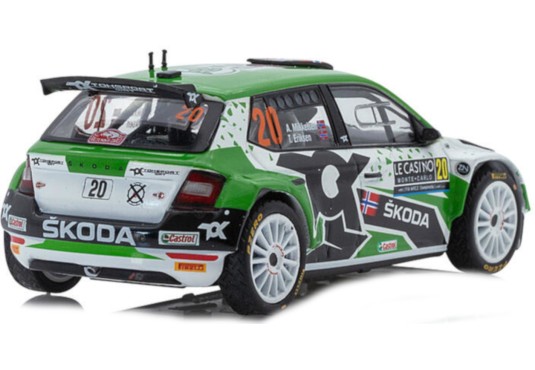 1/43 SKODA Fabia Rally2 Evo N°20 Monte Carlo 2022