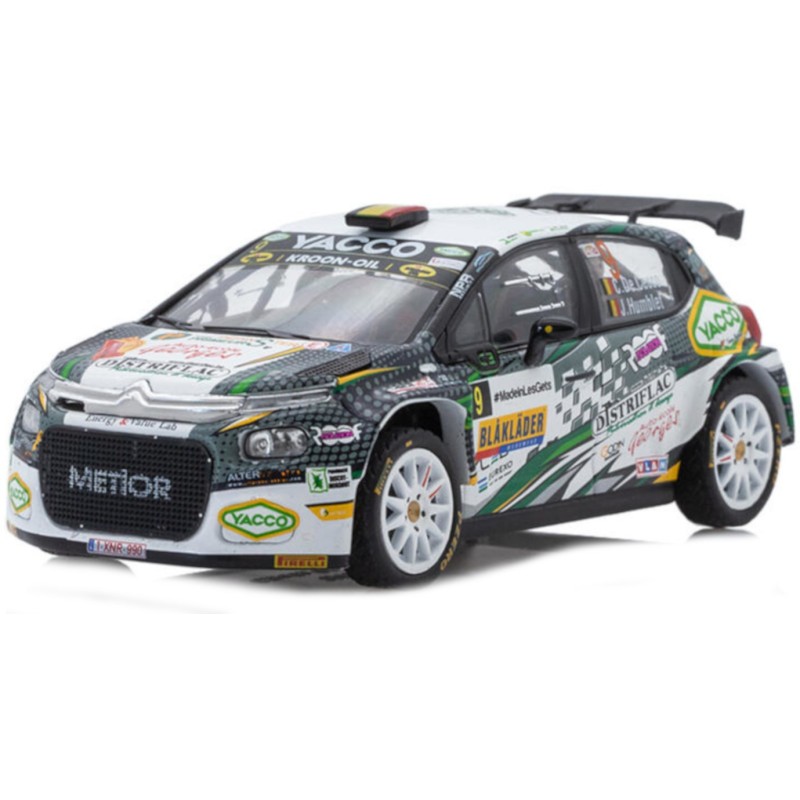 1/43 CITROEN C3 Rally2 N°9 Rallye Condroz 2021