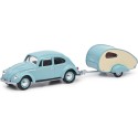 1/64 VOLKSWAGEN Coccinelle + Caravane 1970